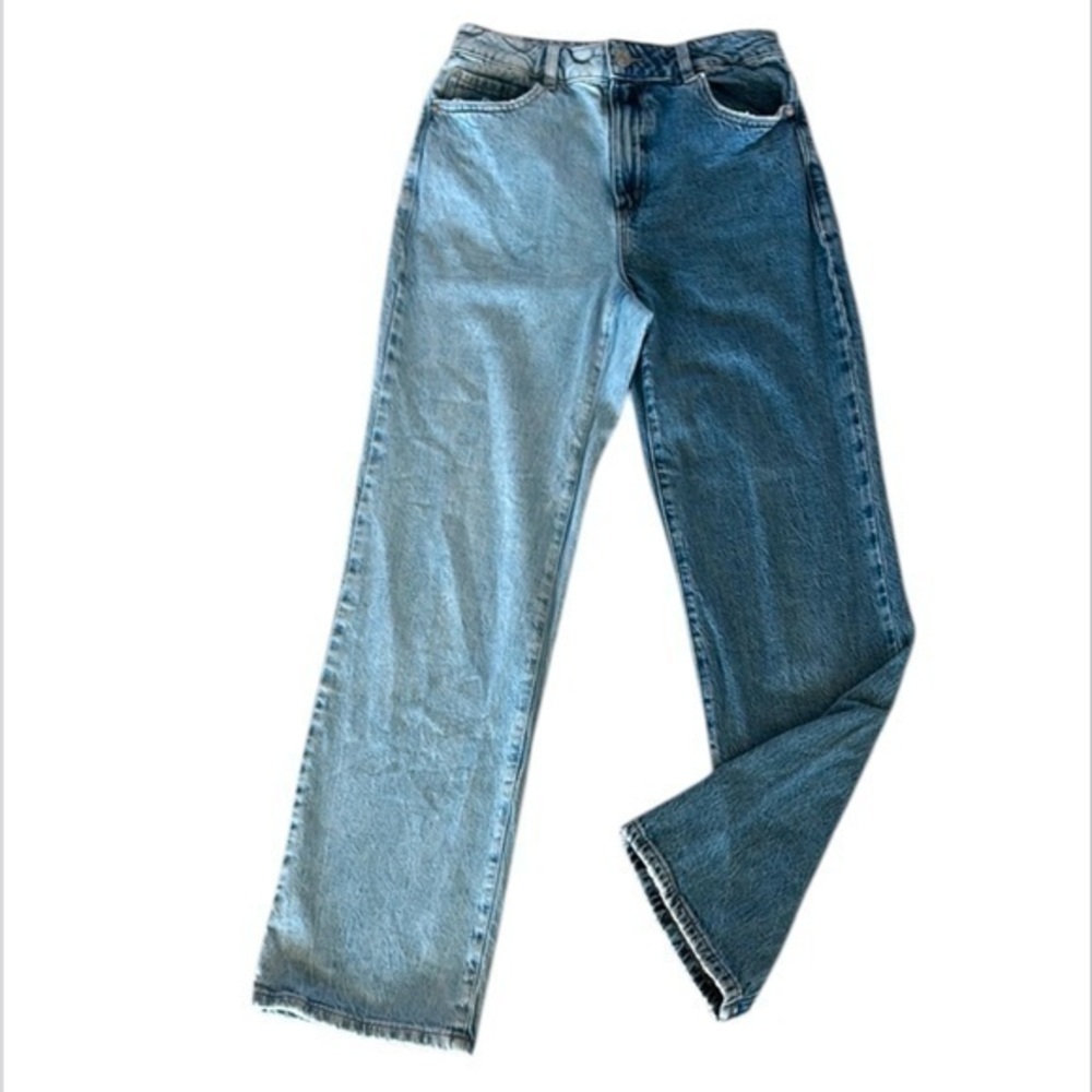 Garage Droit Annees 90s' straight split color jeans size 5
